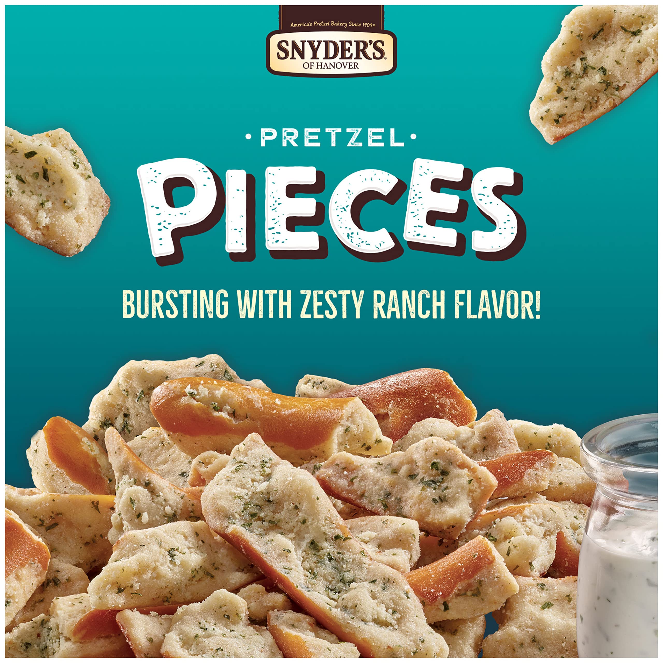 Snyder's of Hanover Pretzel Pieces, Buttermilk Ranch, 11.25 Oz