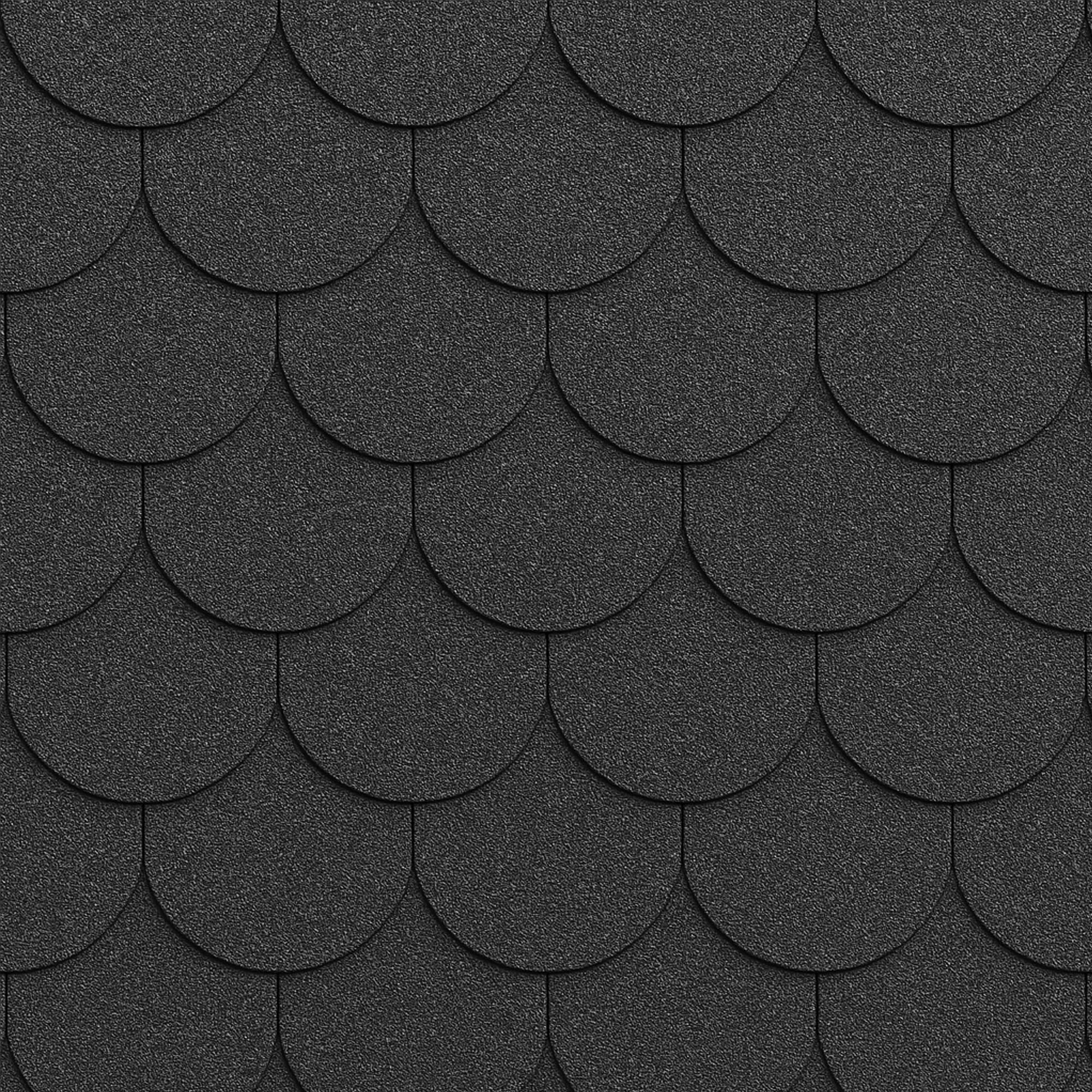 Tejas bituminosas Beaver B-BLACK de color negro - la techumbre bituminosa