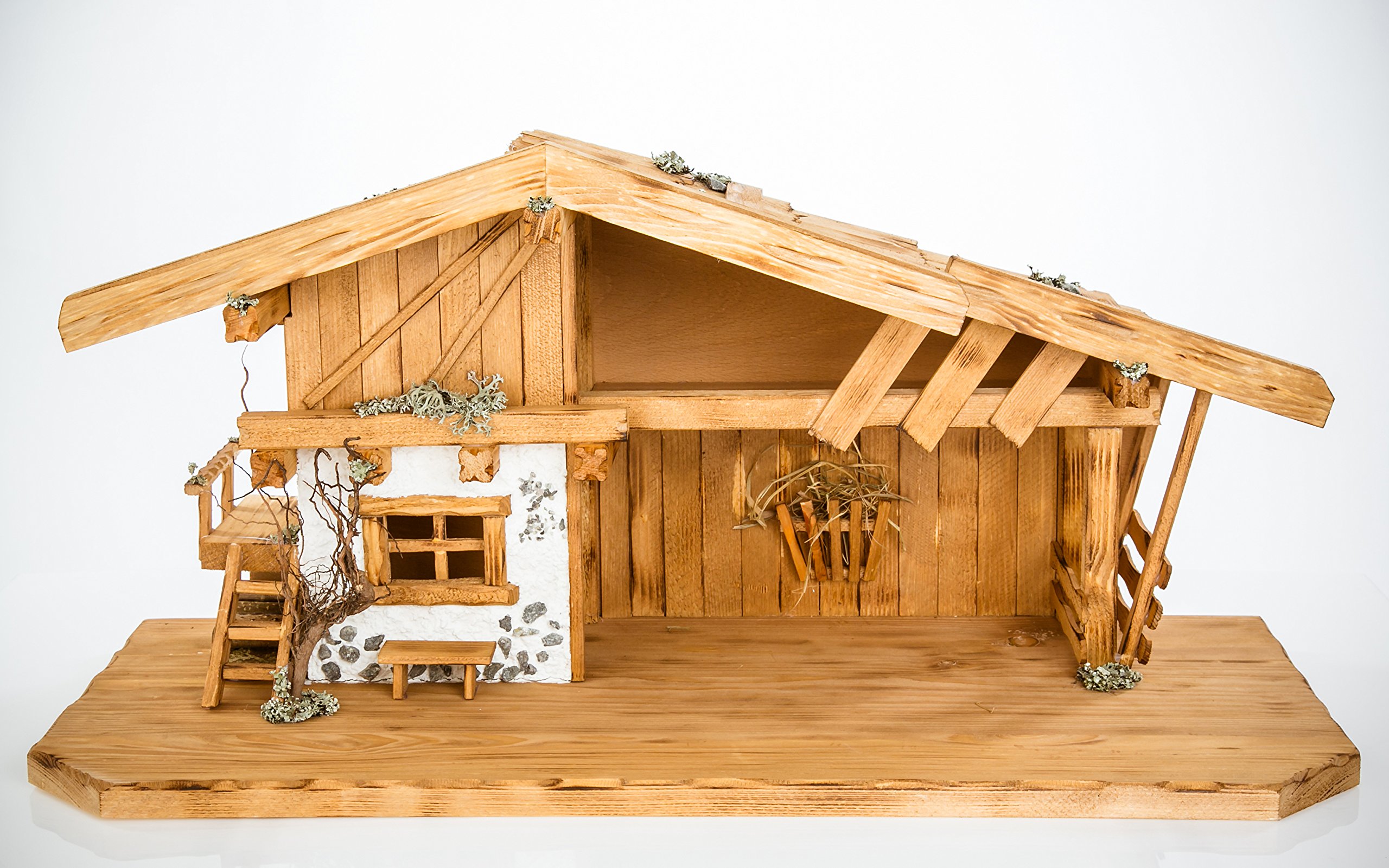 Weihnachtskrippe Krippe Krippenstall Weihnachten Weihnachtskrippen Tischkrippen Krippenfiguren (Weihnachtskrippe W01)