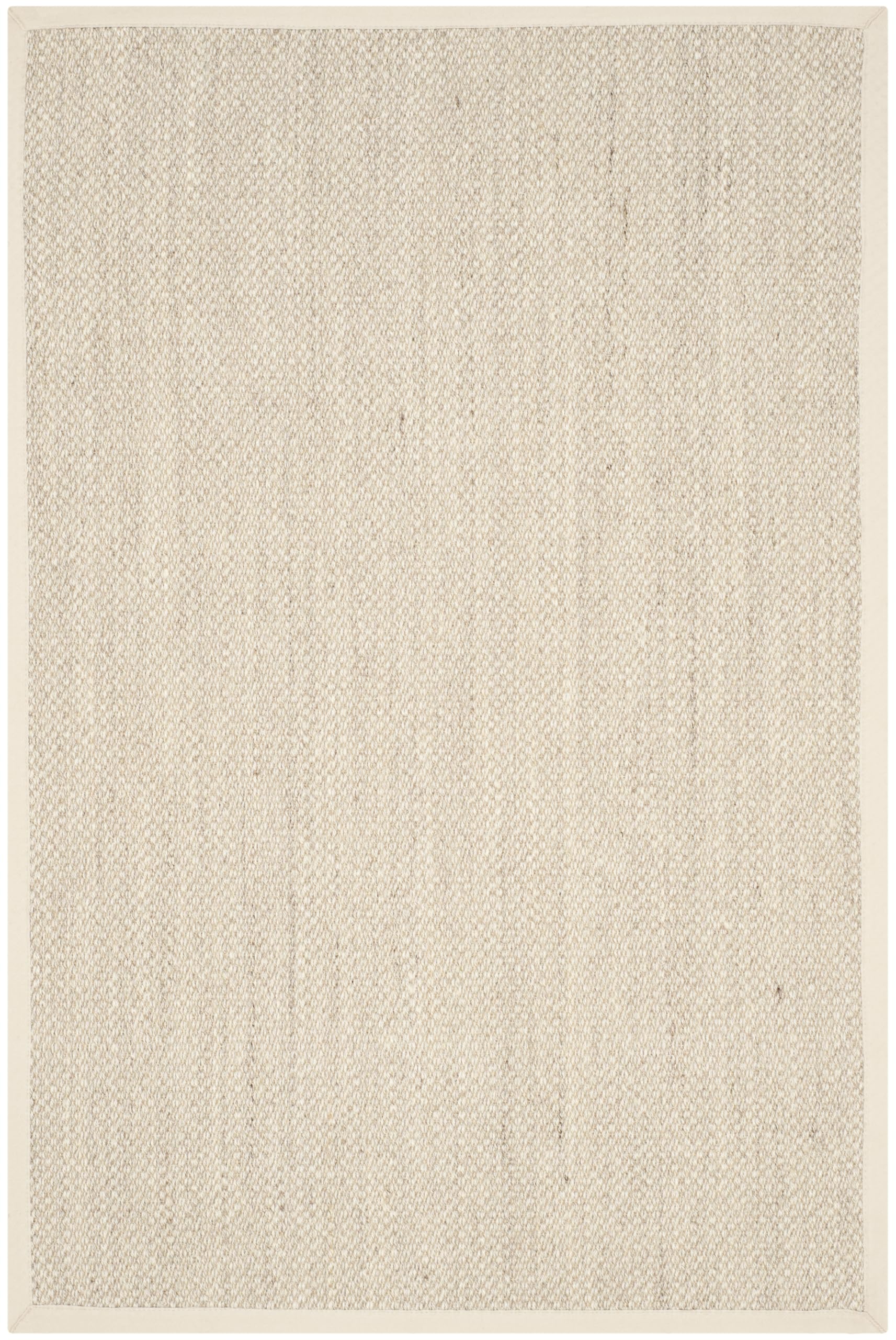 Safavieh Naturfaser Teppich für Wohnzimmer, Esszimmer, Schlafzimmer - Natural Fiber Collection, Kurzer Flor, Natürlich und Beige, 79 X 152 cm
