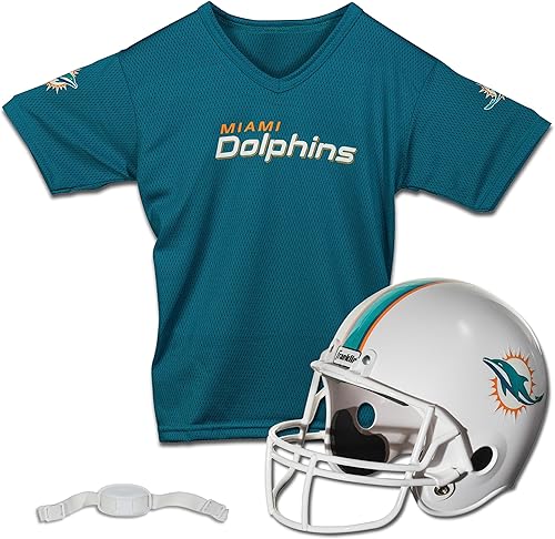 Miniatura 34 de Franklin Sports - Conjuntos de casco y camiseta para niños de la NFL - Conjuntos de uniforme de equipo juvenil de la NFL - Juego de disfraz - Casco