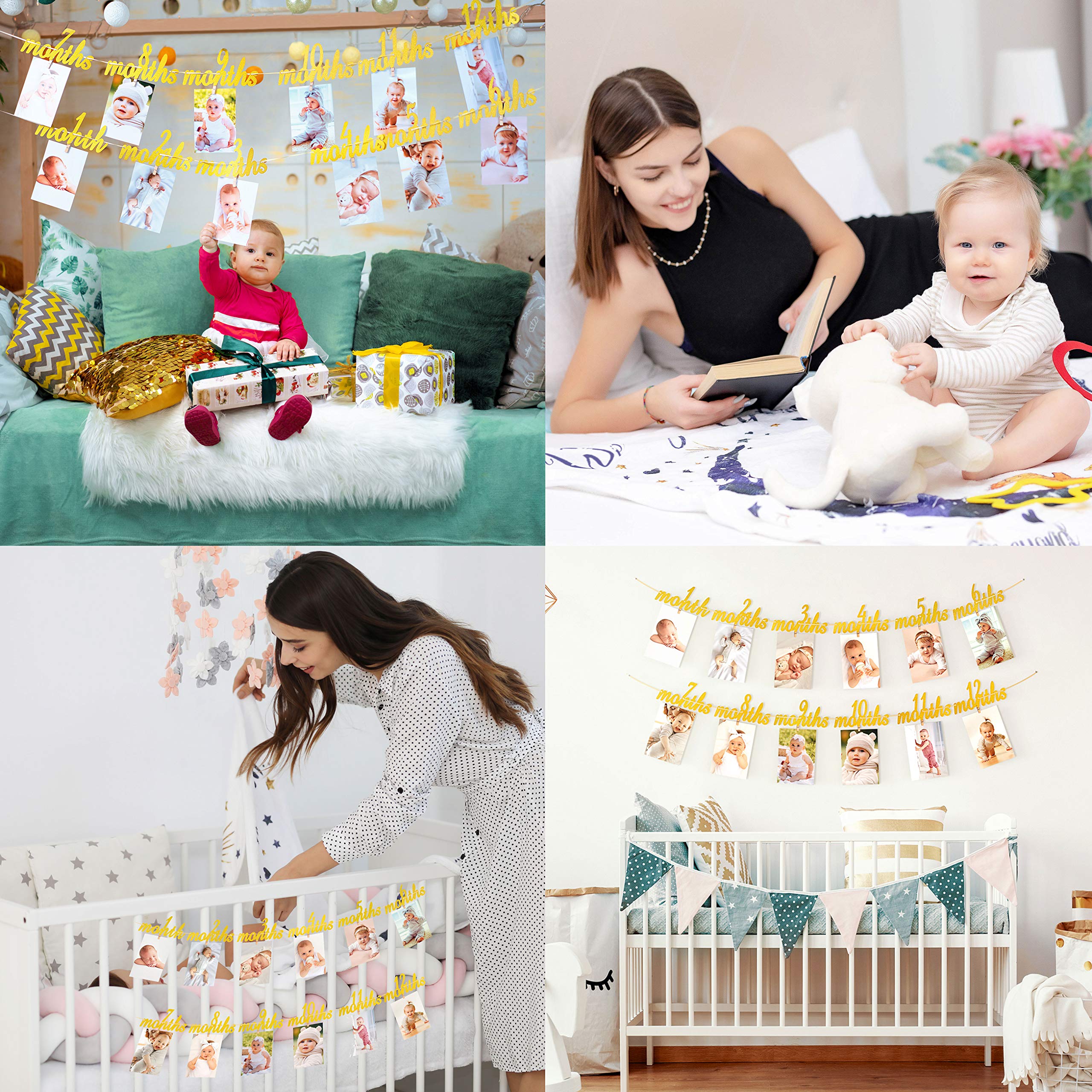 Coperta Mensile Per Neonati Con Tema Spaziale – Morbida Flanella 100x152cm, Con Adesivi Per Pietre Miliari, Idea Regalo Per Baby Shower - 4