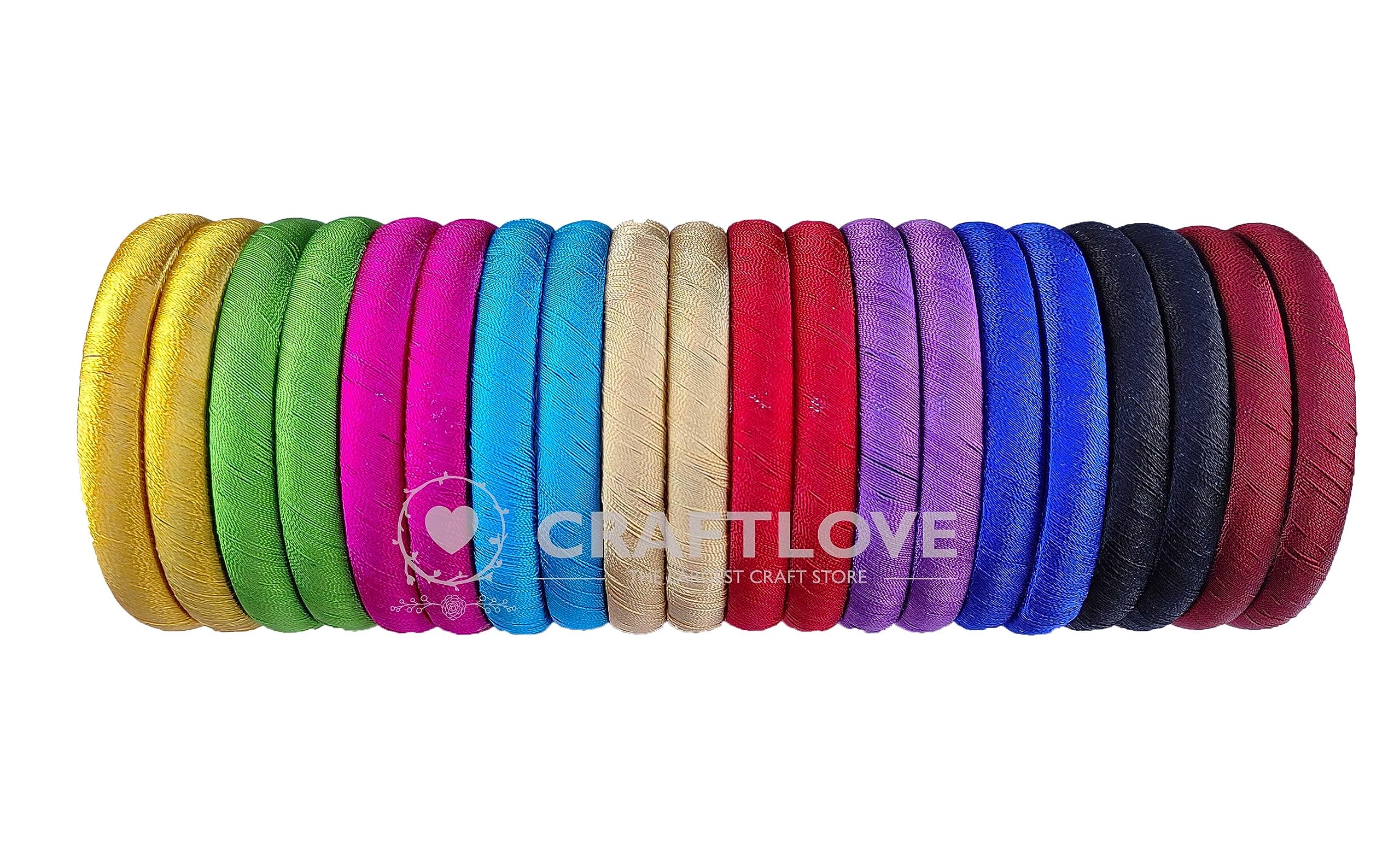 CRAFT LOVE Silk Thread Handmade Plain Wrapped Bangles 5mm (B0CDVKMQ2R) Amazon Price History, Amazon Price Tracker
