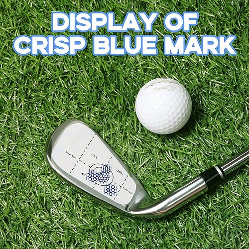 Miniatura 2 de Juego de cinta de impacto de golf 4 en 1, 240 calcomanías de impacto para palos de golf para maderas, hierros y putters, ayuda de entrenamiento de