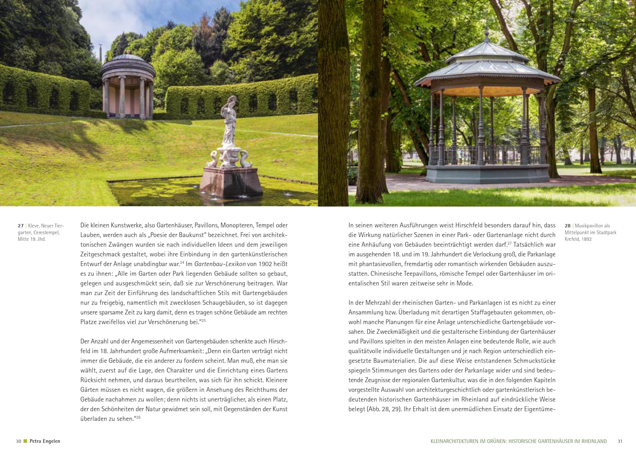 Gartenhäuser im Rheinland: Ein Führer zu den Kleinarchitekturen in Parks und Gärten