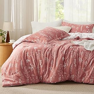 12 Pink Bedroom Ideas for Soft Pretty Warm Character 94 Bedsure Queen Comforter Set - Grayish Pink Bed Set, 3 Pieces Cute Floral...