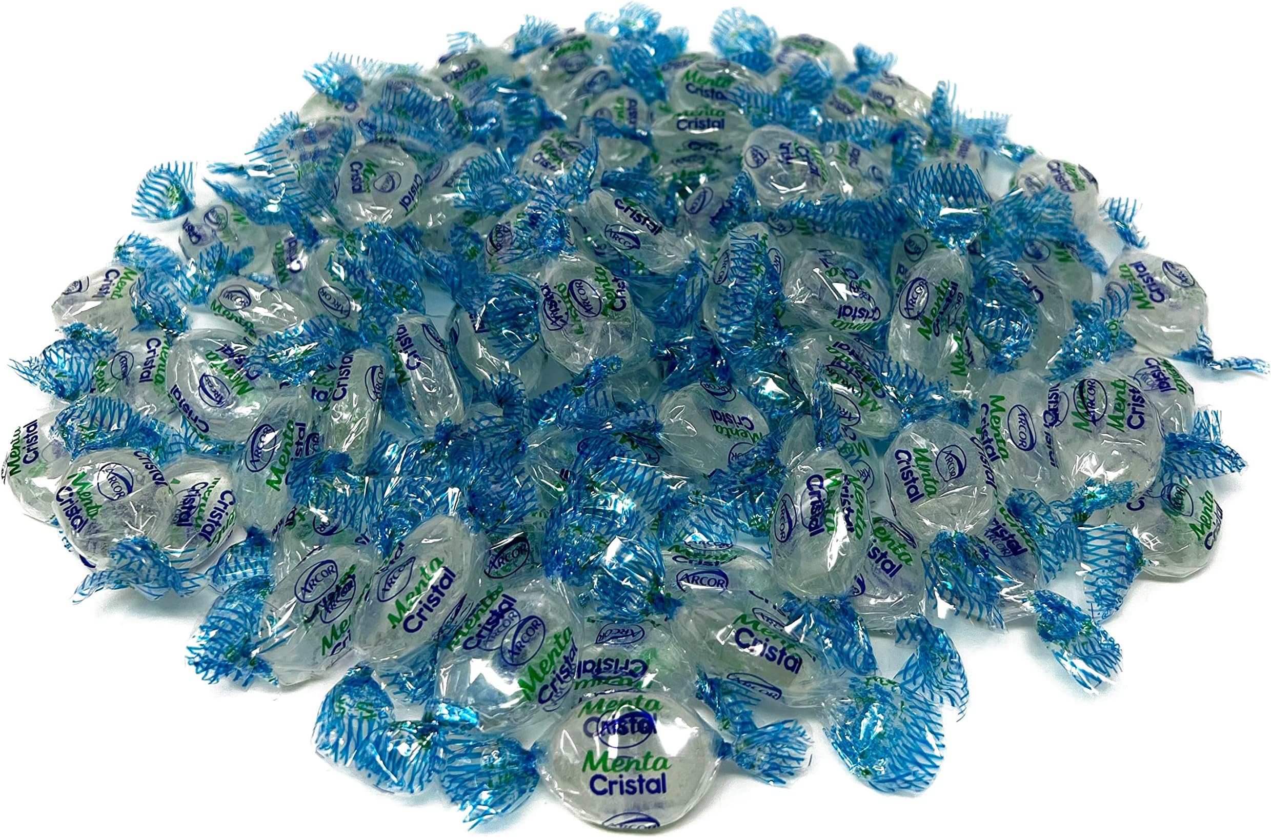 Crystal Clear Mints - 1 lbs - Clear Refreshing and Elegant After Dinner Mint Hard Candies - American Vintage Candy Snack Assortment - Individually Wrapped, 16 oz.