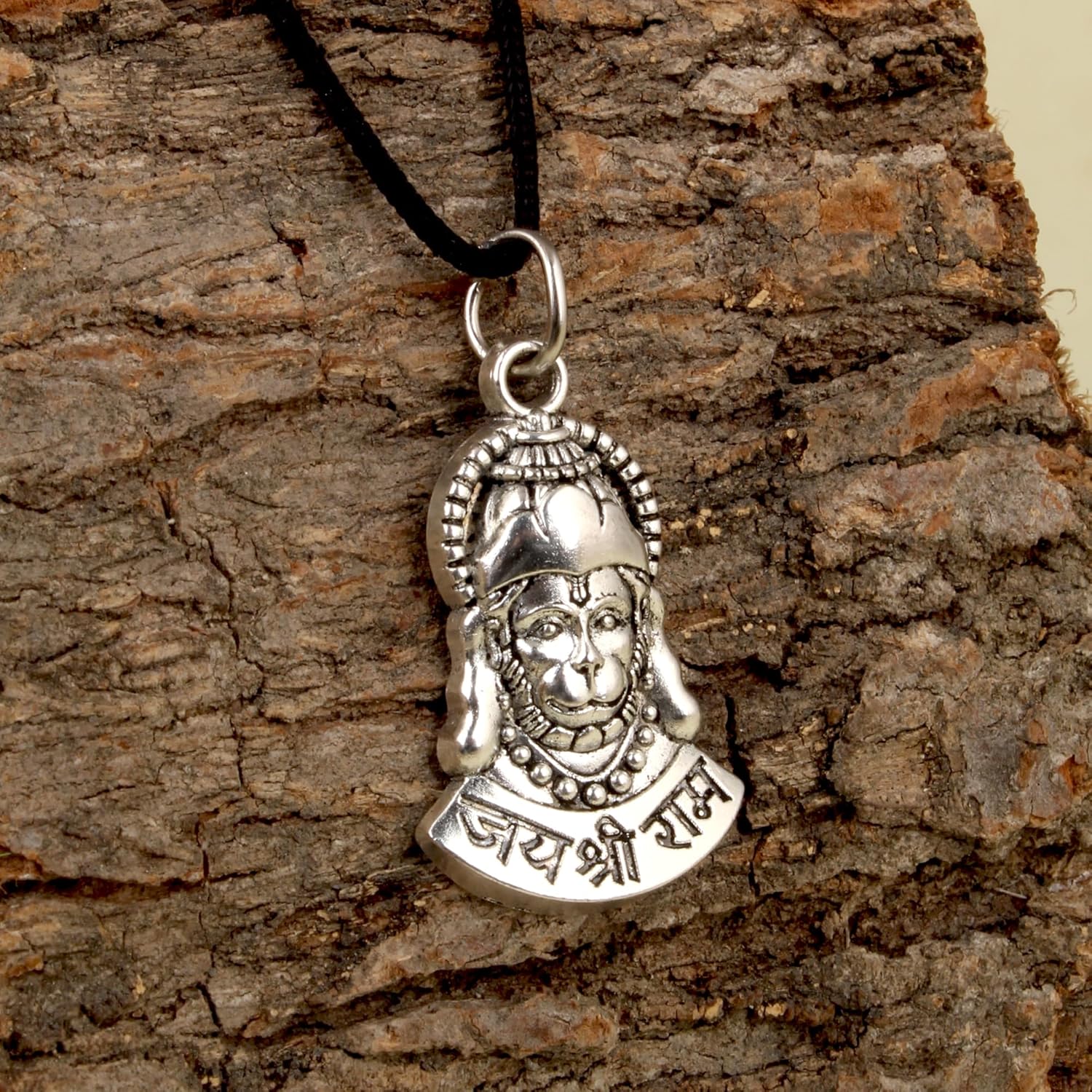 Rudra Empire Hanuman Bajrangbali Jai Shree Ram Pendant for Men Women - Image 3