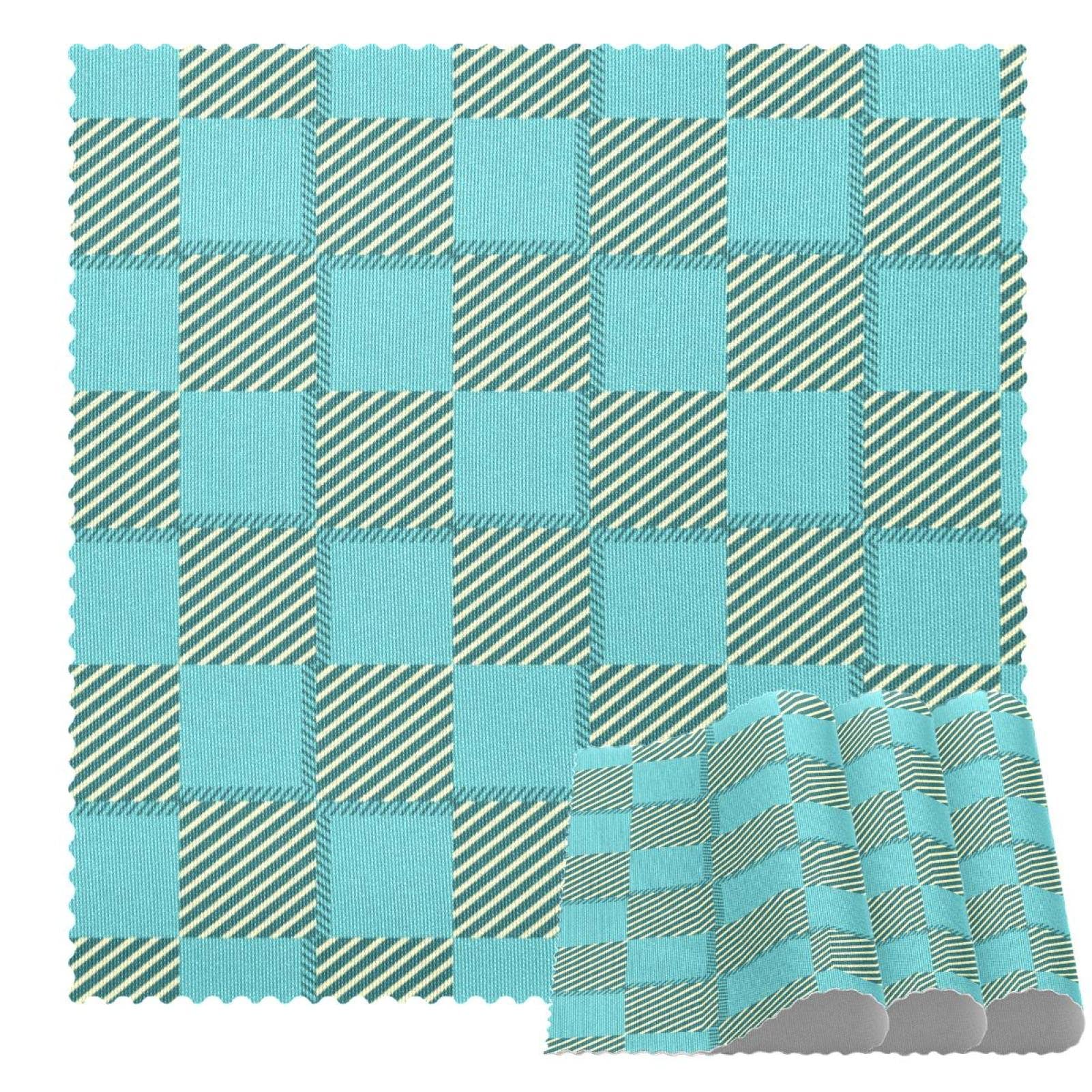 Set de table Noël à carreaux 30,5x30,5 cm pour salle à manger