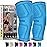 Knee Brace for Meniscus Tear 2 Pack, Knee Compression Sleeve for Men and Women, Knee Support for Arthritis, Swelling, Inflammation, ACL, Pain Relief, Running, Workout, Sports and Recovery Blue M