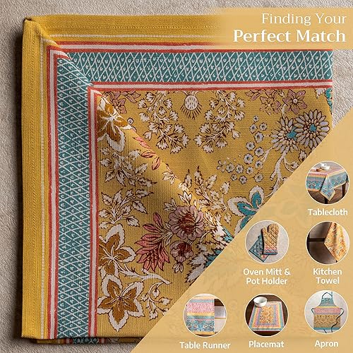 Miniatura 5 de Maison d' Hermine Marquise - Juego de 4 servilletas 100% algodón suave y cómodo perfectas para cenas familiares, bodas, fiestas de cóctel, cocina,