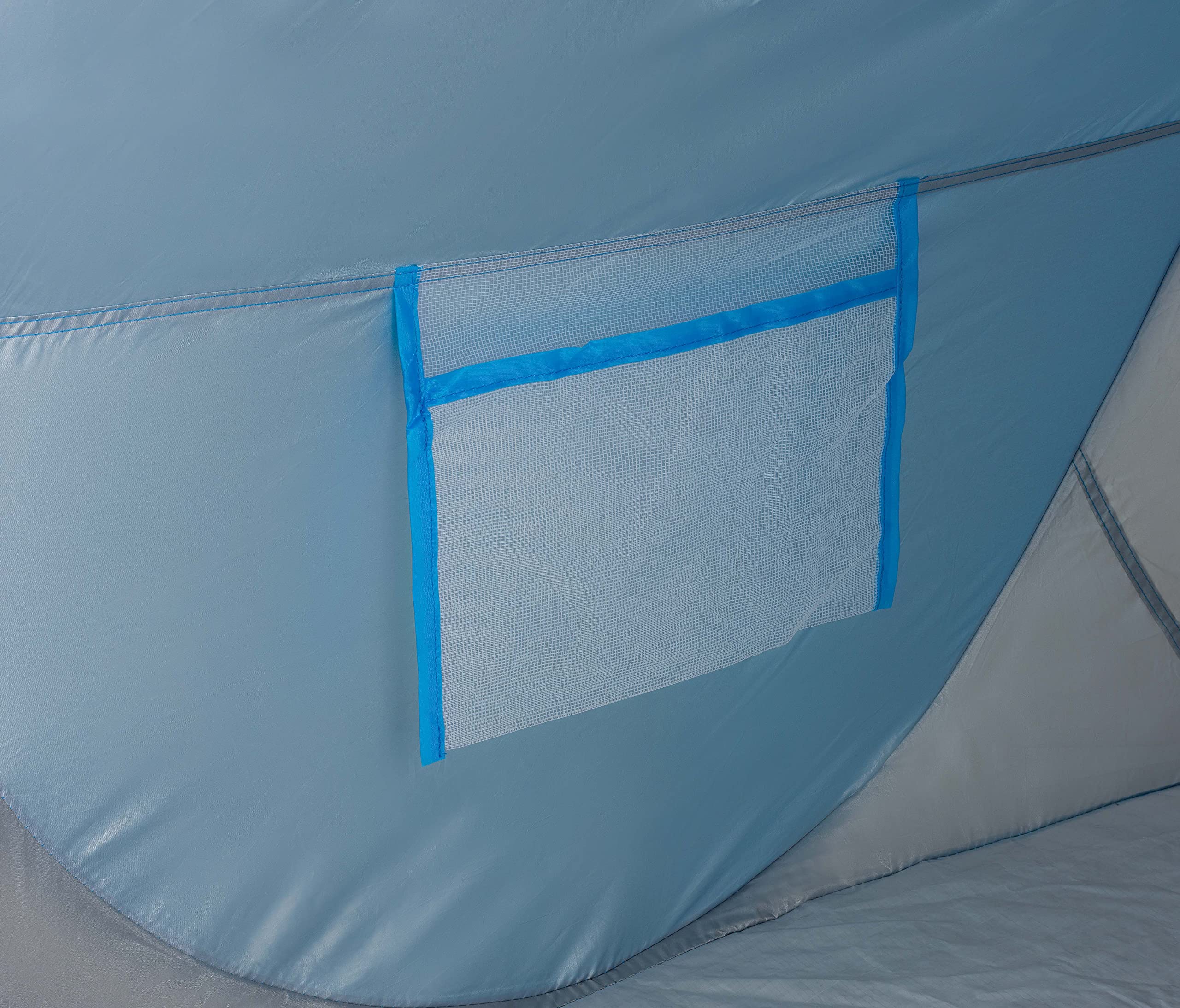 Tenda Pieghevole - Tenda da Spiaggia pop-up con Sacche di Sabbia - Tenda da Giardino Facile da Trasportare con Protezione UV 50 - Protezione dal Vento per Bambini e Adulti - Protezione Solare