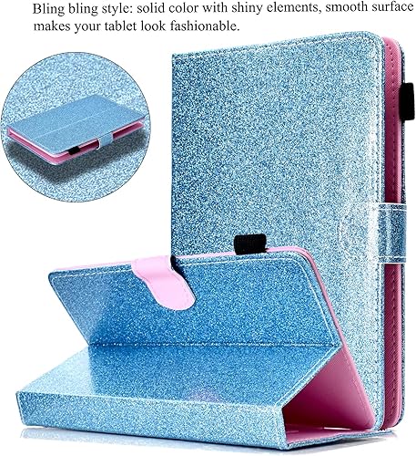 Vista 39 de Funda universal para tablet de 7.0 pulgadas, soporte Artyond Folio con ranuras para tarjetas para Samsung Galaxy Tab 7.0, Kindle Paperwhite 6.8