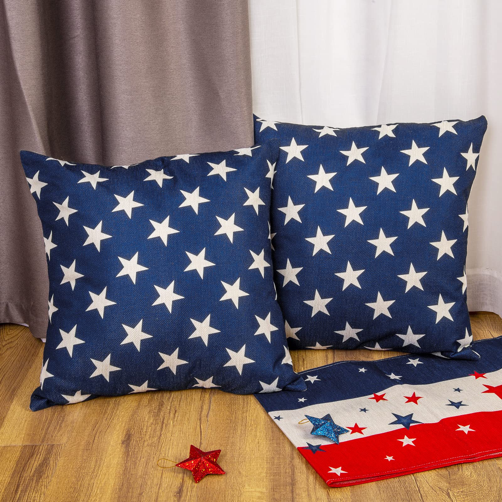 USA国旗クッションカバー Amazon.co.jp: DUZXLCQ 7月4日 装飾クッションカバー 45.7x45.72cm