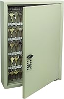 Vista 4 de Casillero para llaves Kidde 001795 con espacio para 30 llaves, apertura por combinación, color arcilla, 001802