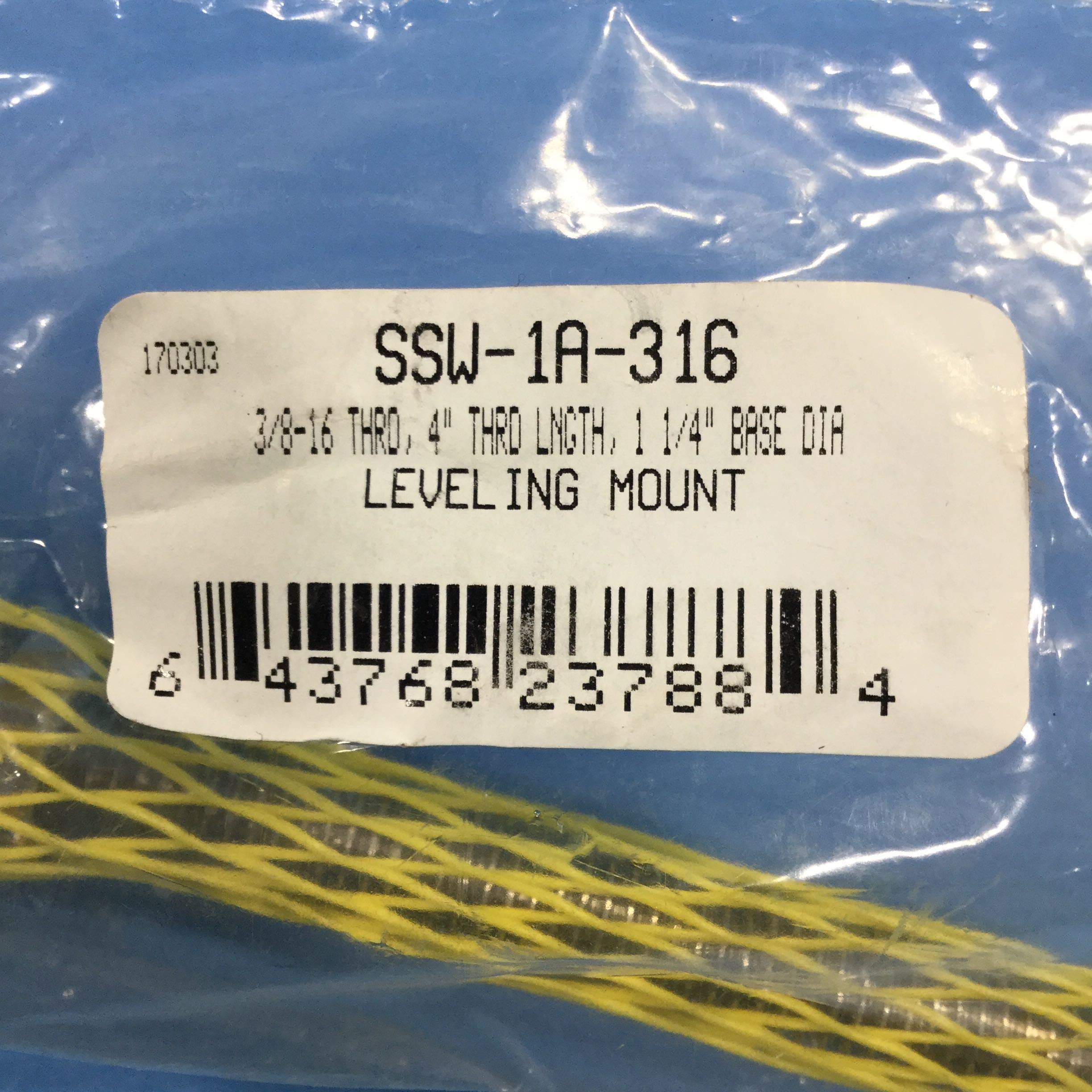 S&W Manufacturing Company SSW-1A-316 Leveling Mount