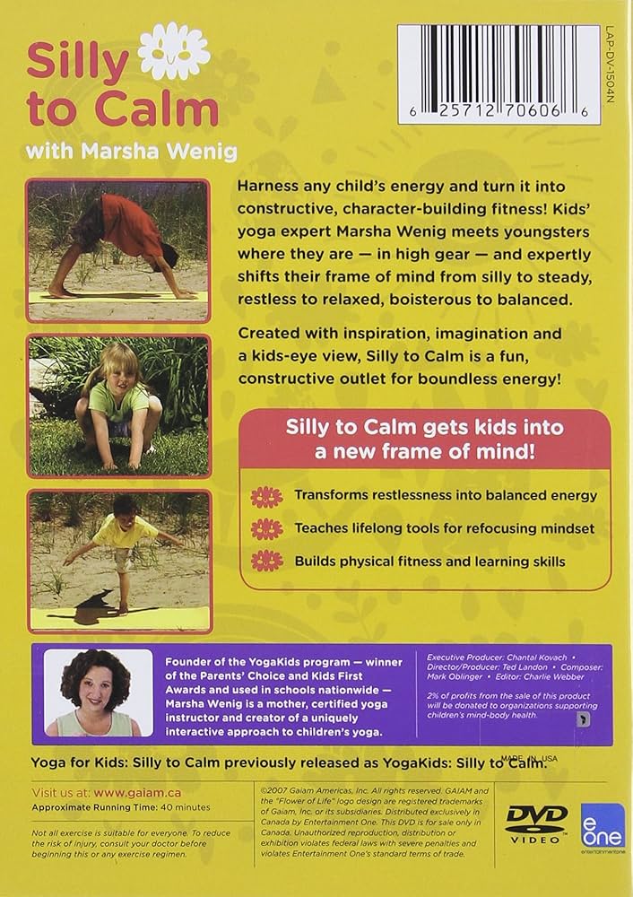Amazon.com: Yoga For Kids: Silly To Calm : Marsha Wenig