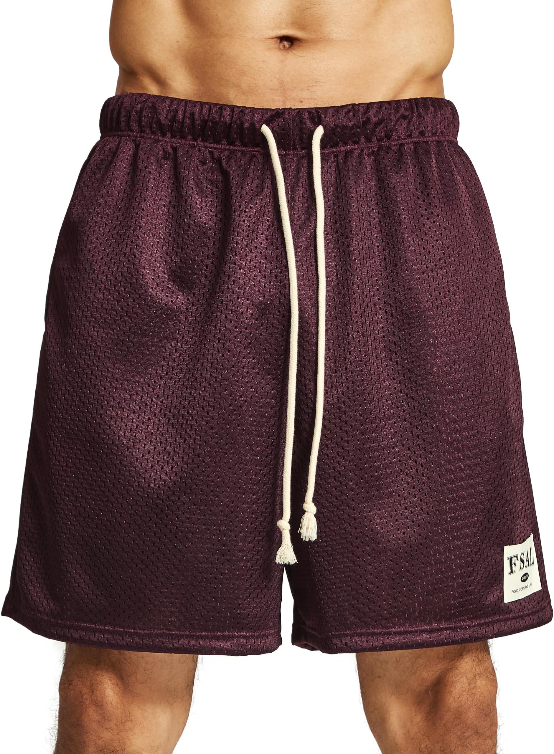 Men's Mesh Gym Shorts with Pockets Dry Fit Performance for Workouts Basketball Shorts