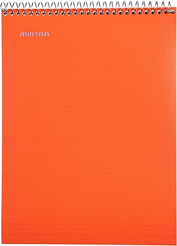 Miniatura 2 de Mintra Office TOP BOUND - Cuadernos con espiral duraderos con parte trasera de aglomerado, 100 hojas, resistente a la humedad,para la escuela,