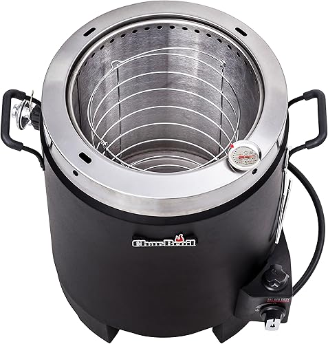 Miniatura 4 de Char-Broil Big Easy 4897766R06 - Freidora de pavo de propano líquido sin aceite, grande, fácil y sin aceite, soporte infusor de sabor para freidora