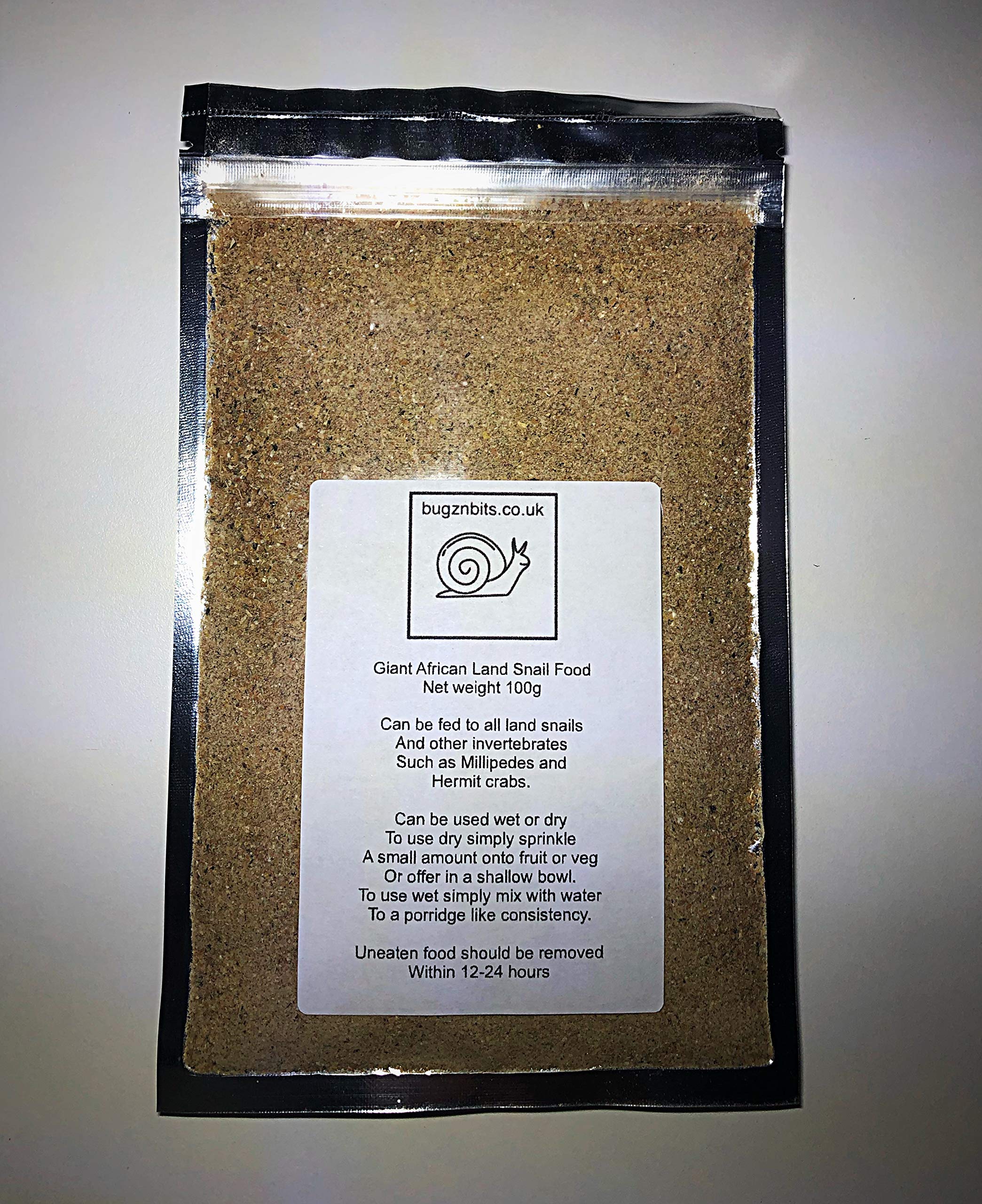 bugznbits Snail Mix, (Standard) Giant African Land Snail