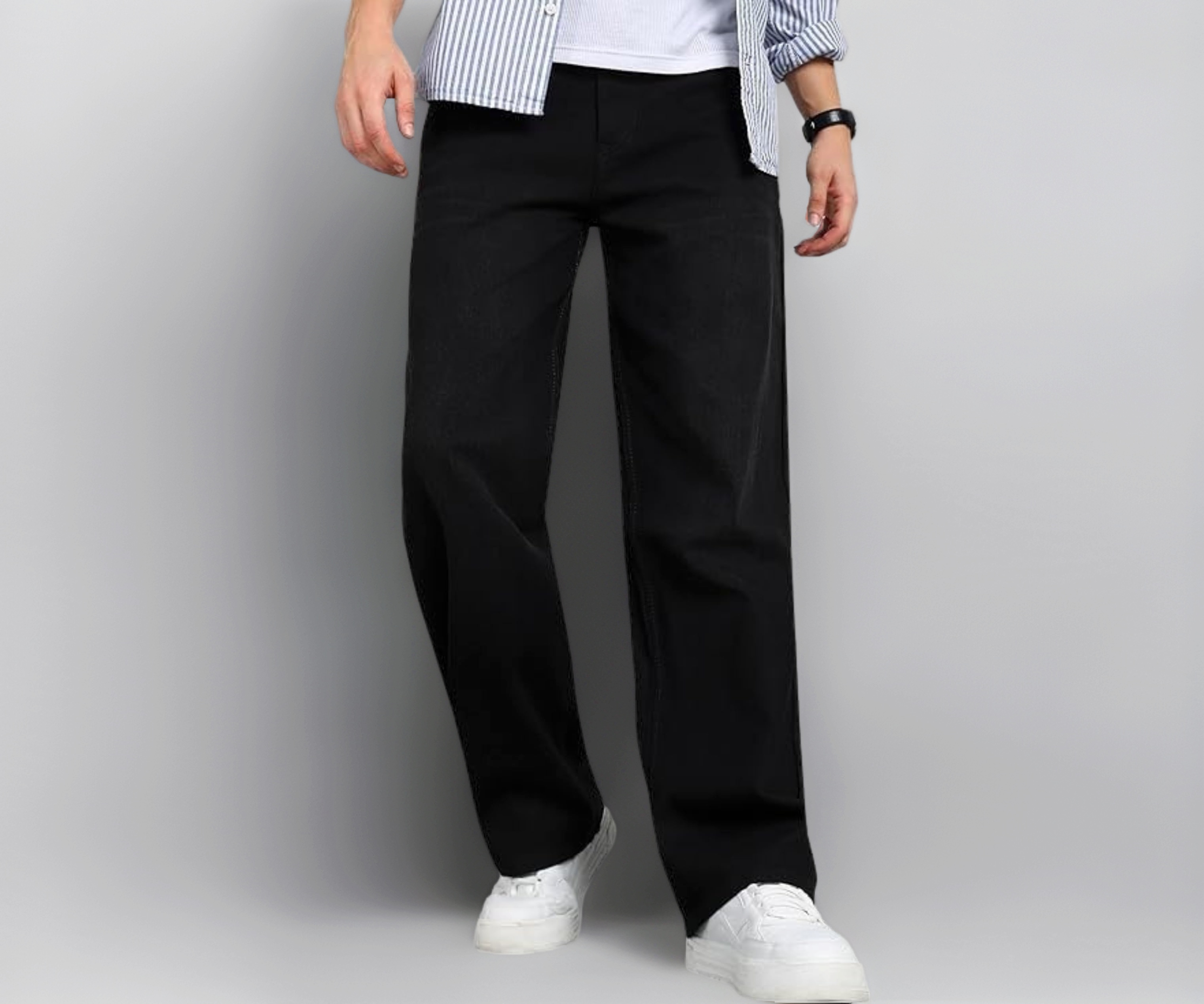 JAAR Men's Baggy Jeans Blue - Image 1