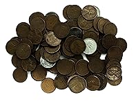 Vista 2 de 1 P, D, S Colección de 100 centavos de trigo de varias fechas + Bono de 10 monedas circuladas