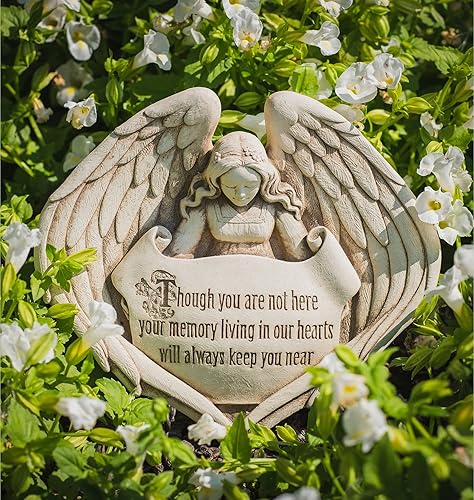 Miniatura 2 de Studio Forever in Hearts - Figura de ángel con mensaje de recuerdo, regalo de condolencias para funeral, conmemoración o celebración de la vida,