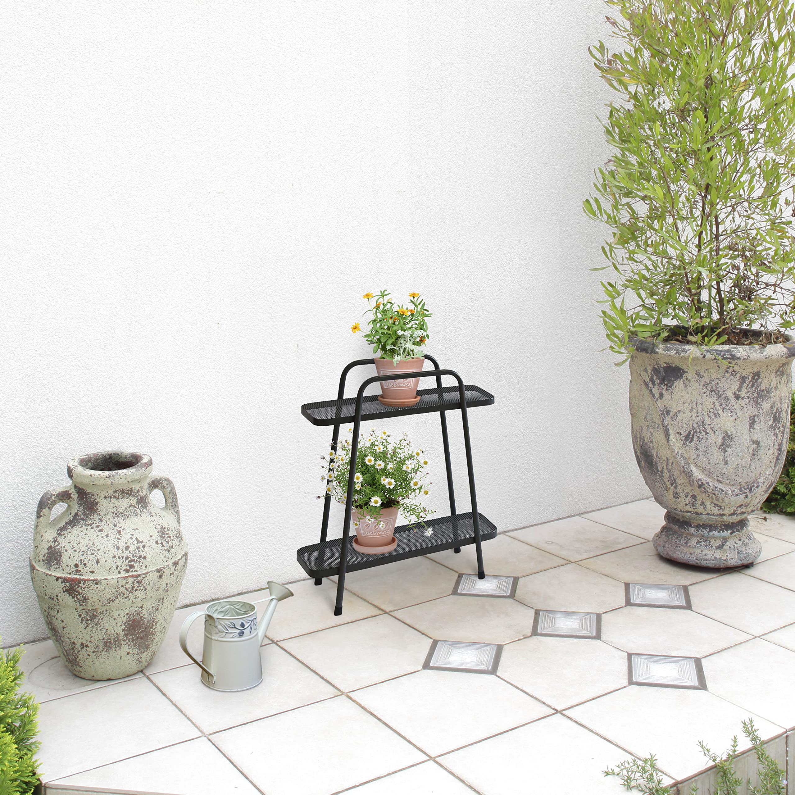 VegTrugModern Plant Stand 2 Shelf