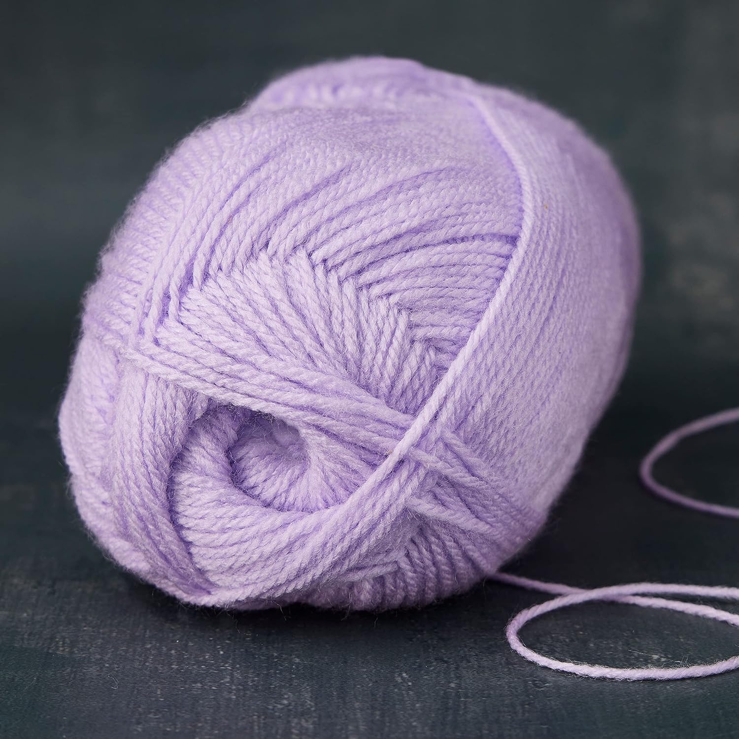 Loops & Threads Snuggly Wuggly Yarn - Yarn for Knitting, Crochet, Weaving, and Arts & Crafts - Purple, Acrylic, 5 oz