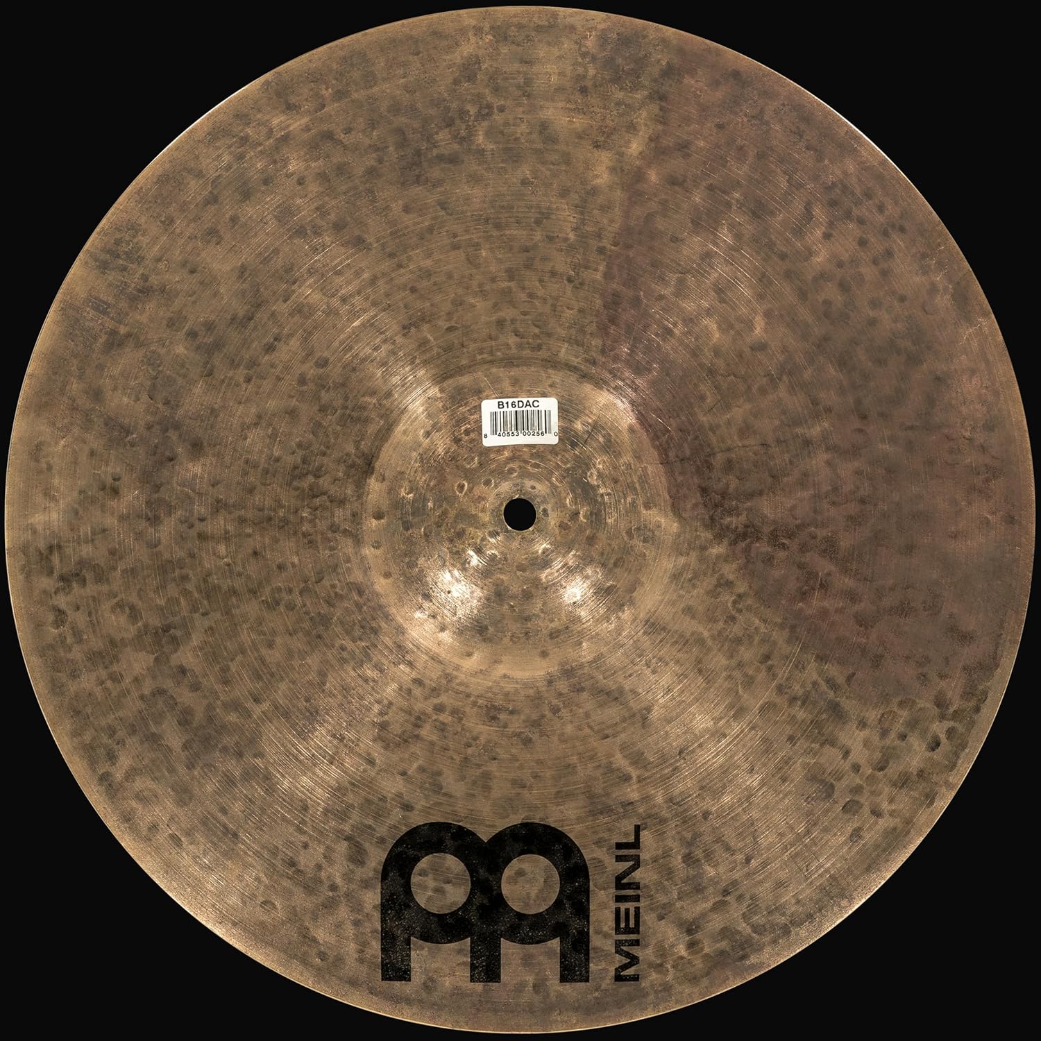 Byzance 16" Dark Crash — MADE IN TURKEY — Hand Hammered B20 Bronze, 2-YEAR WARRANTY