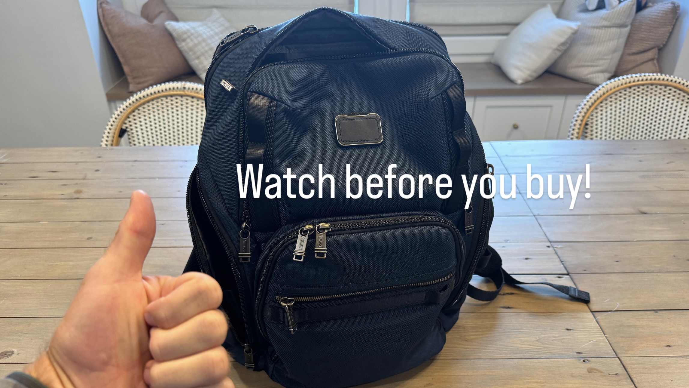 Watch Honest review of Tumi Alpha Bravo backpack. on Amazon Live