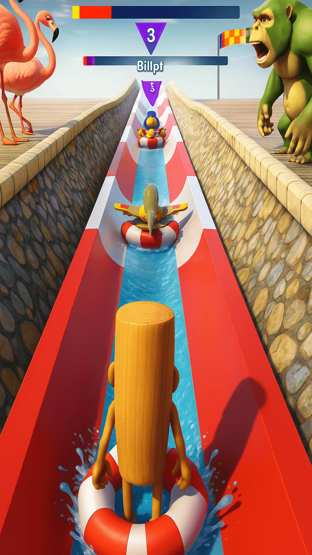 Italian Brainrot Waterpark Slide Race Challenge: Aqua Pool Meme Animals ...