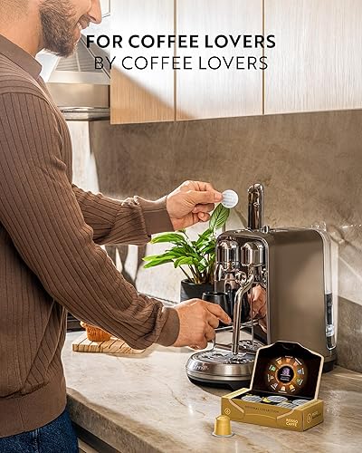 Vista 20 de Rosso Cápsulas de café para máquina Nespresso Original – 120 cápsulas de espresso gourmet, compatibles con máquinas de línea original Nespresso
