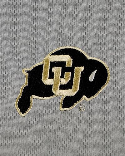 Miniatura 5 de Vantage Apparel Jersey estándar universitario micro malla rendimiento gris 14 cremallera para hombre