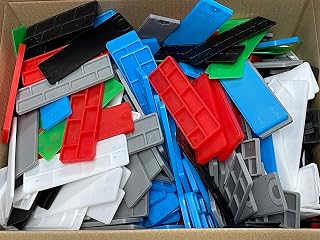 Packung mit 300 Stück 32 x 100 mm Packern, 50 x 1, 2, 3, 4, 5 und 6 mm