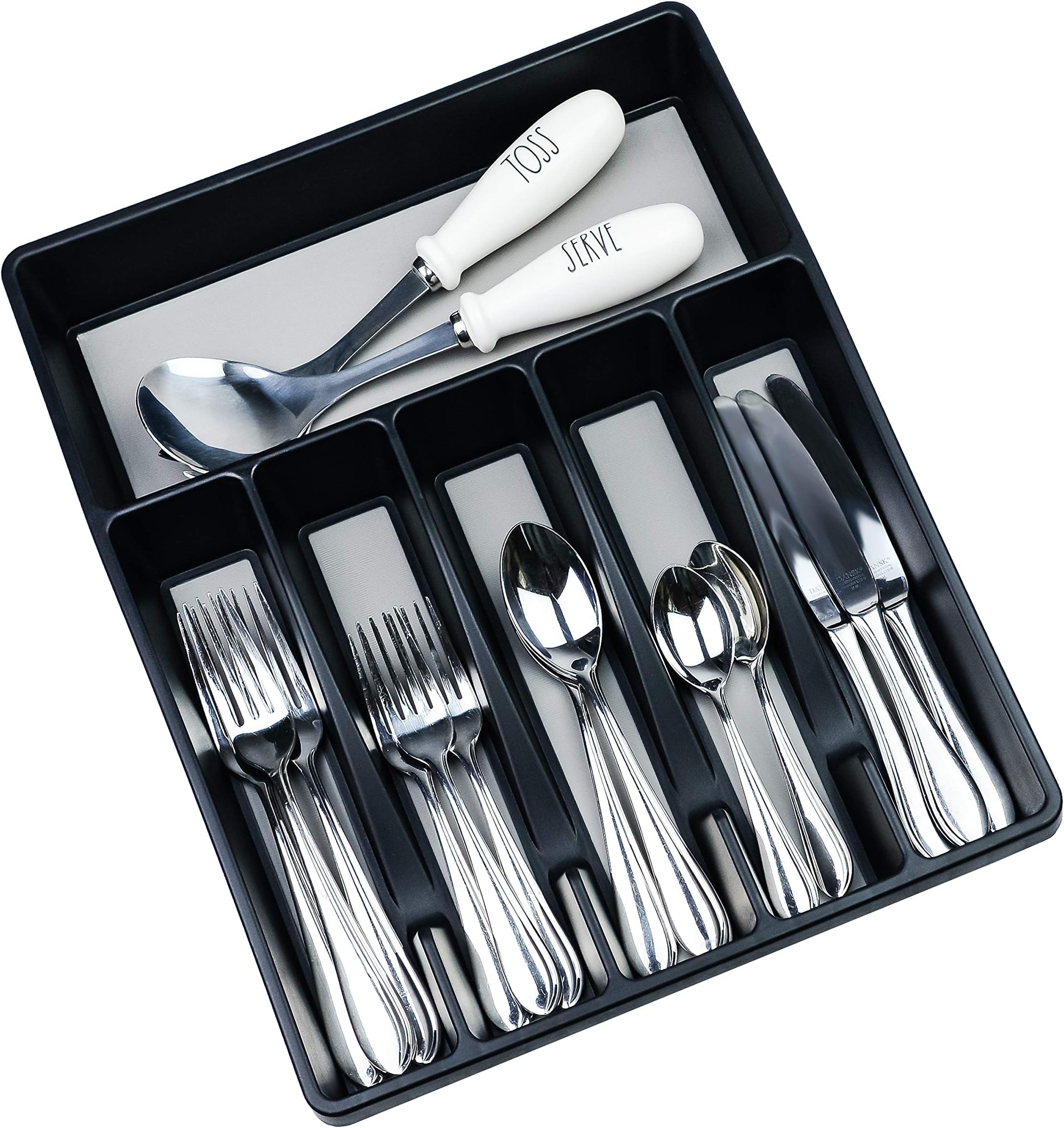 Galashield Silverware Organizer for Kitchen Drawers Flatware Utensils and Cutlery Tray