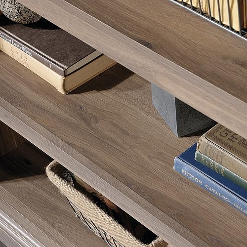 Miniatura 25 de Sauder - Estantería de almacenamiento con 5 repisas; largo: 35.28 pulgadas, ancho: 13.23 pulgadas, alto: 69.76 pulgadas, Lintel Oak Roble