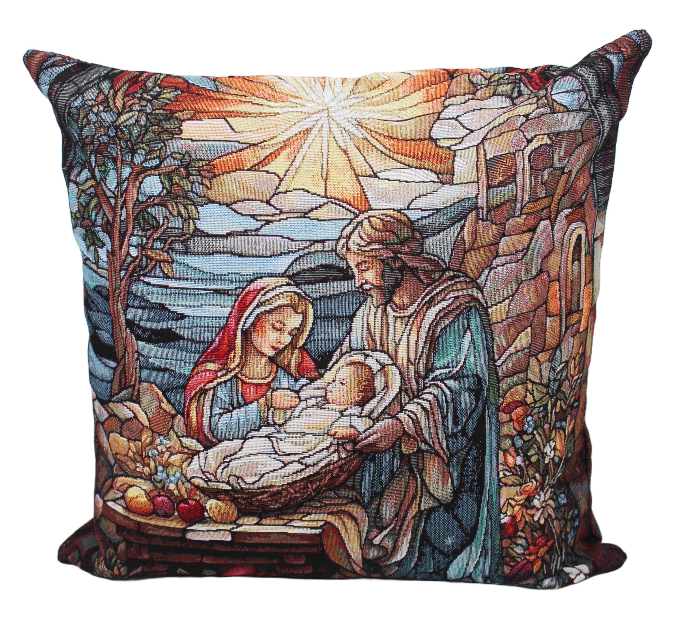 Peggy Wilkins Miracle Christmas Tapestry Style Complete Cushion - 45cm x 45cm