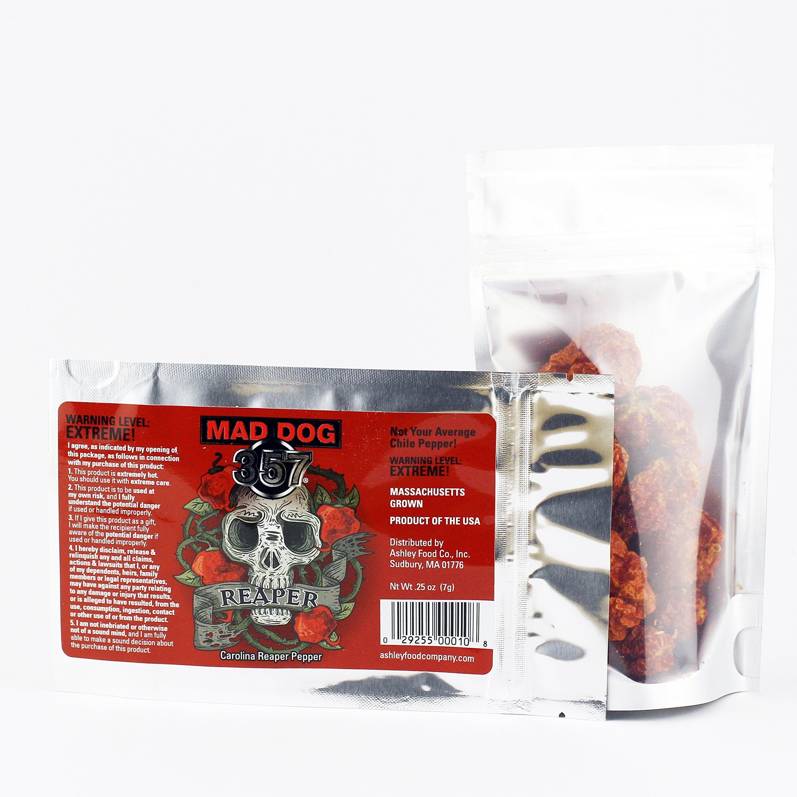 Mad Dog 357 Dried Carolina Reaper Peppers (7 grams)