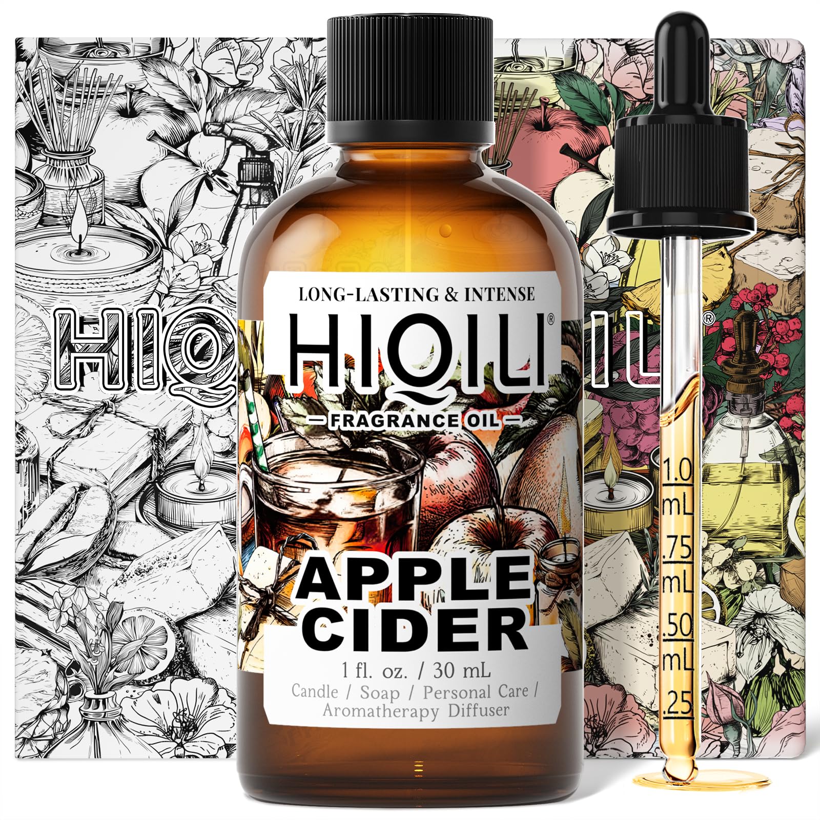 HIQILI Apple Cider Fragrance Oil, Fall Scents for Diffuser
