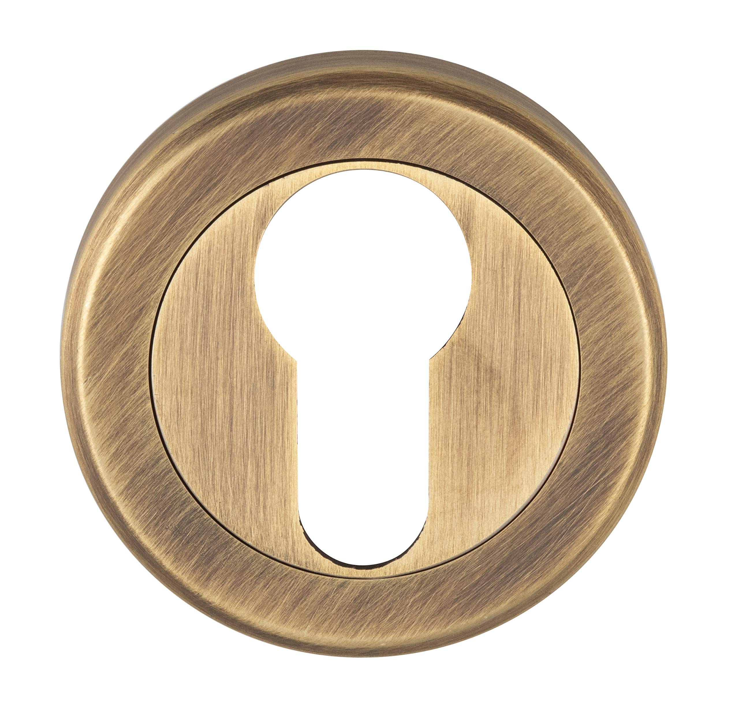 Carlisle Brass Brass Carlisle Antique 51Mm Euro Profile Round Cylinder Escutcheon | Szm001ab