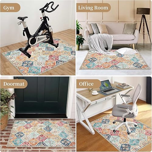 Miniatura 7 de Tapetes para sillas de oficina para suelo de madera dura, 36 x 48 pulgadas, tapete para silla de escritorio para suelo duro, tapete para silla de