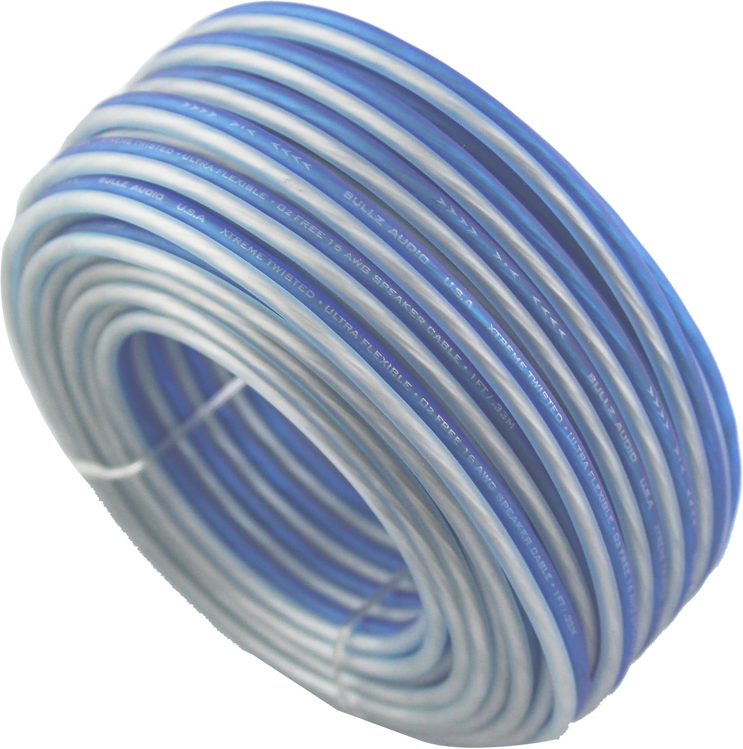 Hottest Sales Bullz Audio (BPS16.25PB) PRO Platinum/Blue 25' 16-Gauge Speaker Cable 🔥 Cashback up to 70% Bullz Audio (BPS16.25PB) PRO Platinum/Blue 25' 16-Gauge Speaker Cable