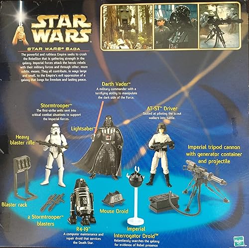 Miniatura 2 de Star Wars Saga Ultimate Bounty Figura de acción con 4 figuras Aurra Sing Bossk IG-88 y Boba Fett Swoop Bike y 6 accesorios para armas