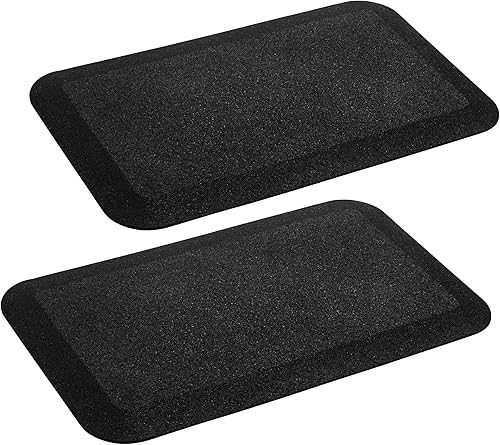 Playsafer Tapete de goma de seguridad para columpios y toboganes, 1 pulgada de grosor x 24 pulgadas de ancho x 40 pulgadas de largo (paquete de 2,