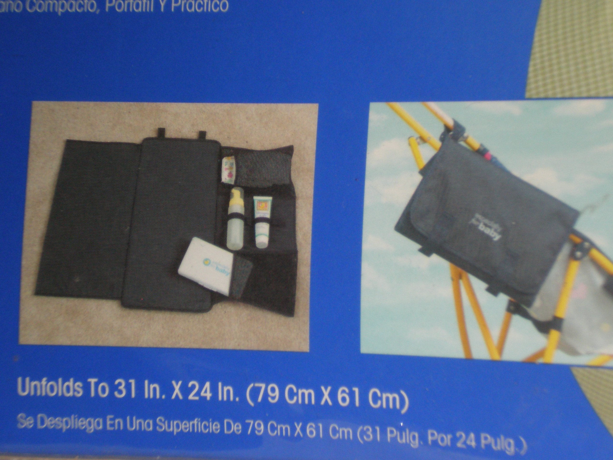 Black Changing Station, Especially for Baby, Portable