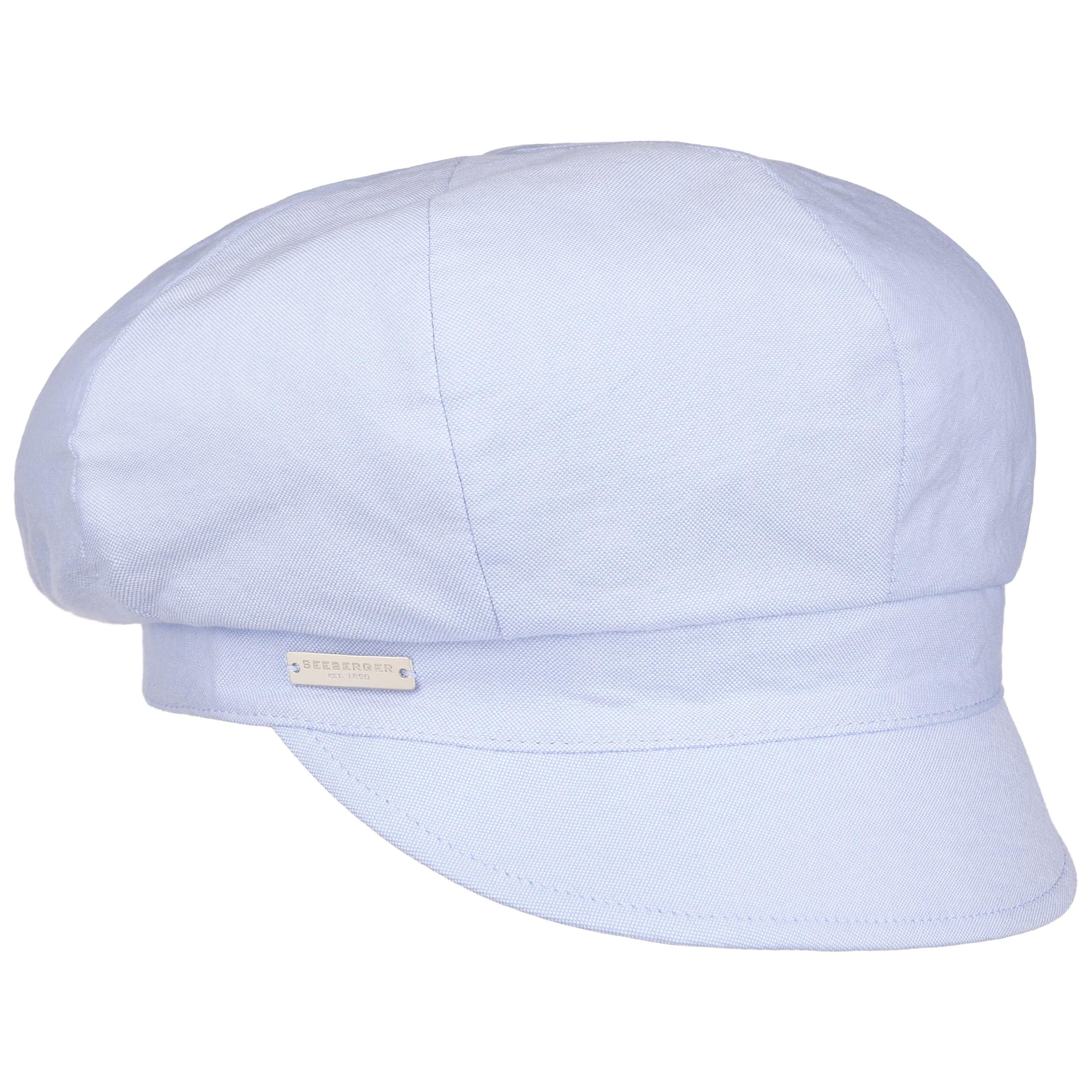 Seeberger Chambry Ballonmütze Baumwollcap Damencap Sommercap Sonnencap Cap Mütze Damen - mit Schirm, Futter Sommer Frühling-Sommer