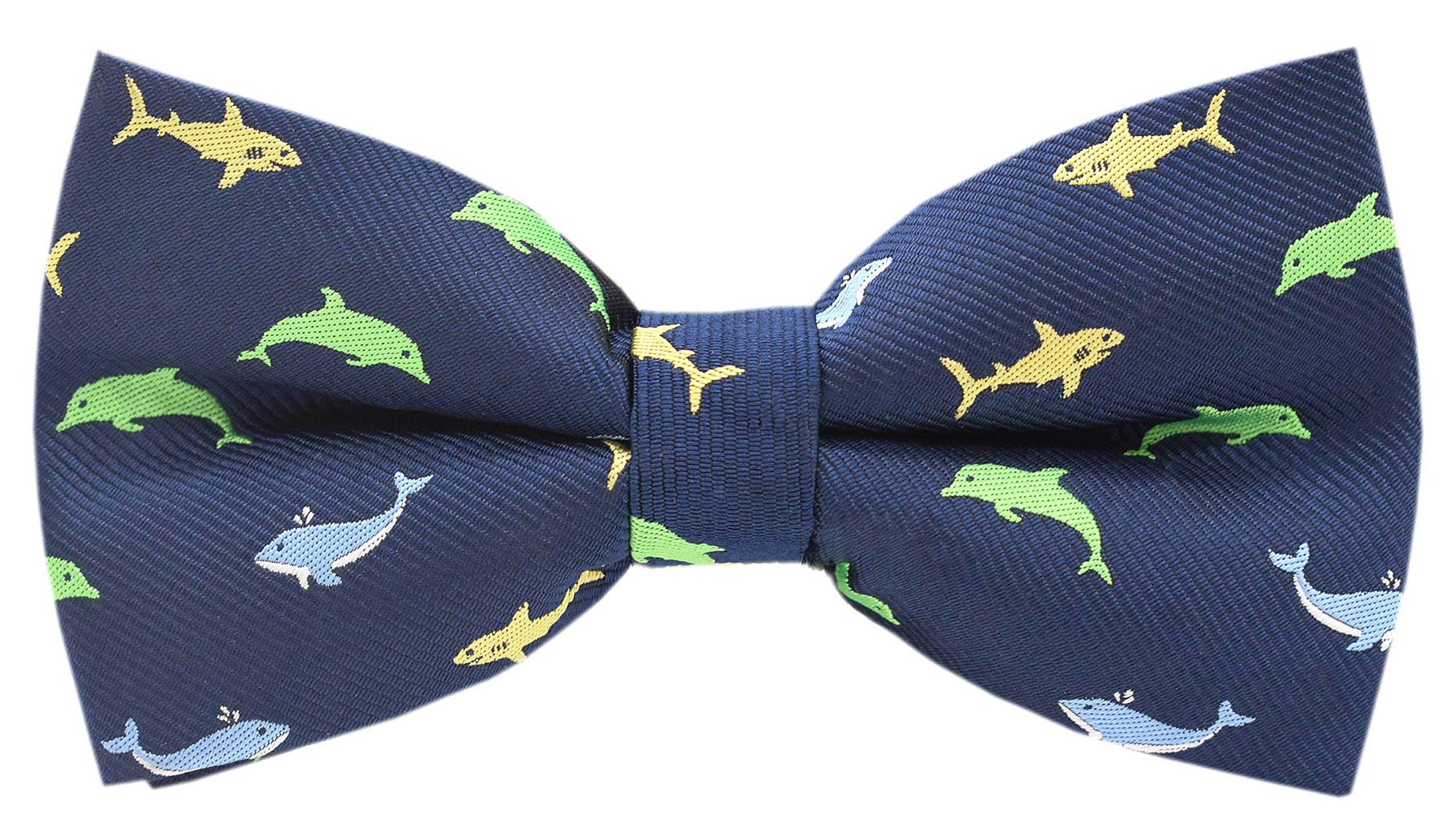 Mens Bow Tie Handmade Pre-Tied Fun Pattern Bow Ties for Men