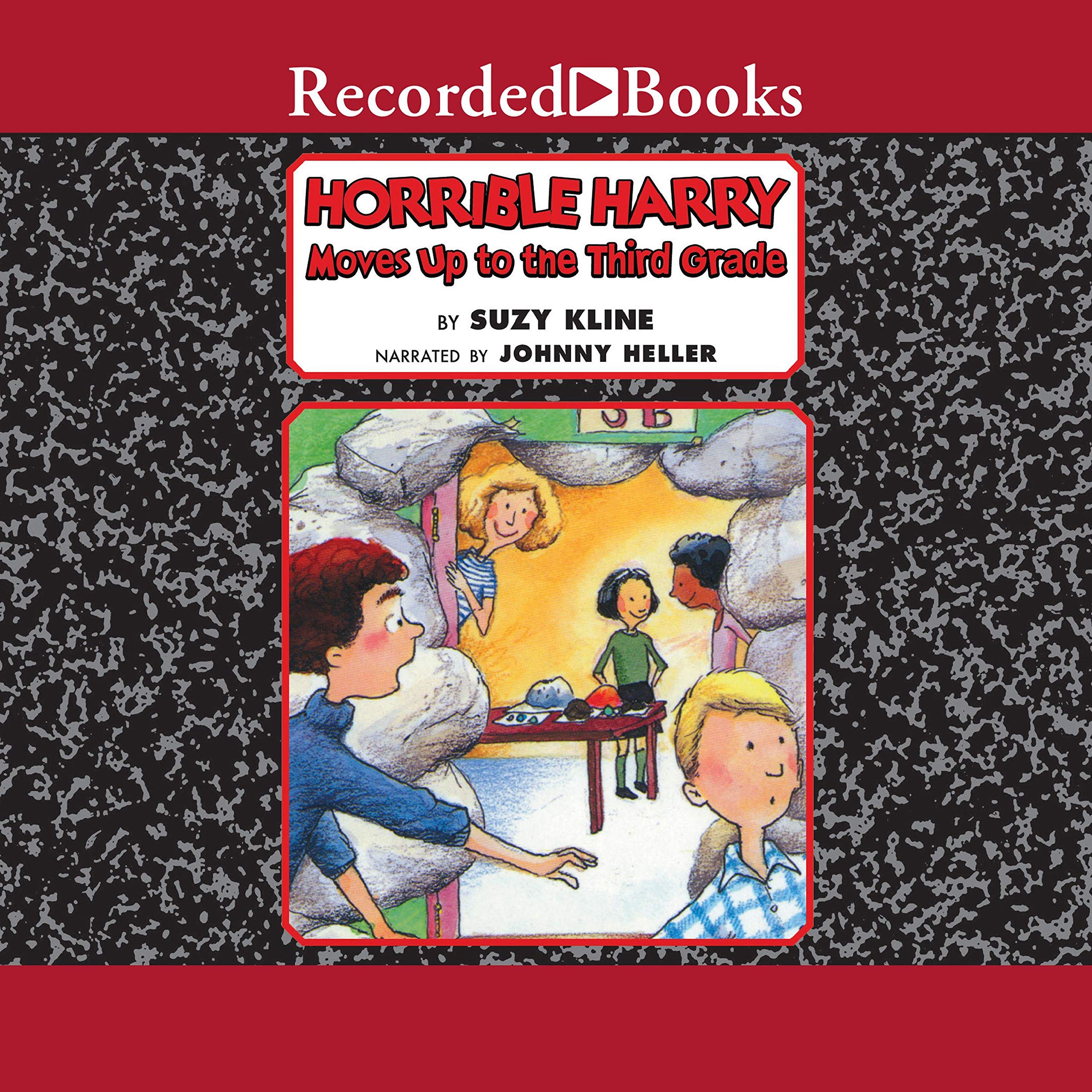 Cover art for Horrible Harry Moves Up to Third Grade